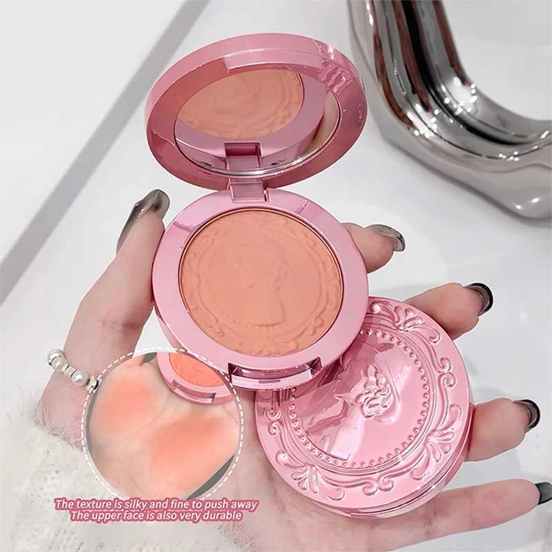 Three dimensional relief mist Color blush natural tender delicate hold makeup low saturation female blush creamXJ241111