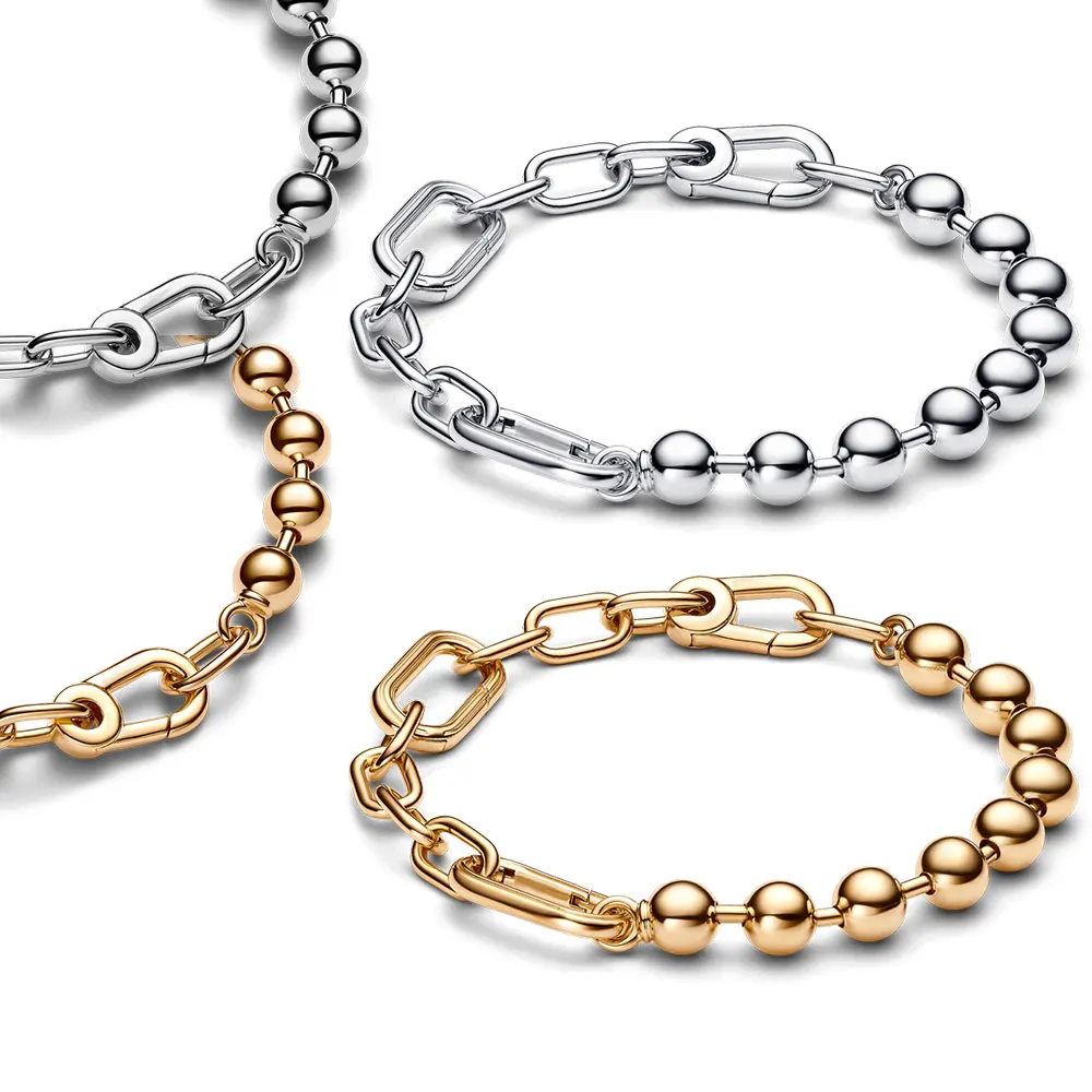 2024 925 Sterling Silver Bracelet Fir S925 Snake Me Charm DIY For Women Fashion Jewelry ME K Chain Bracelet Simple Gift