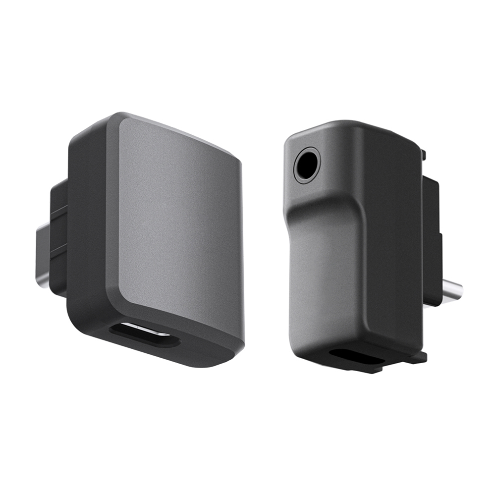 Charger Audio Adapter Type-C and 3.5mm Port Mic Adapter Not Waterproof Accessories Easy Disassembly for Insta360 ONE RS