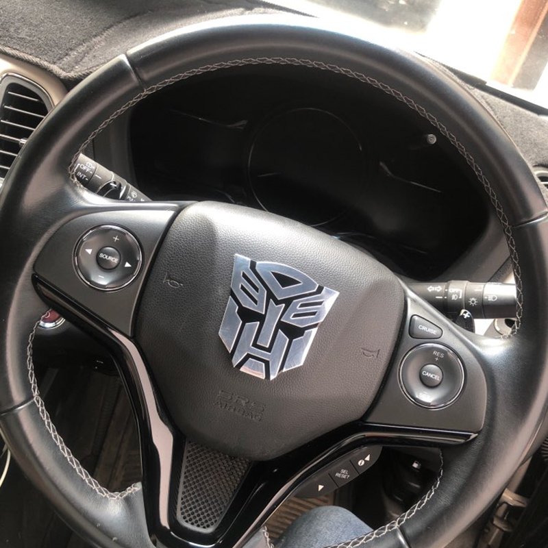 Car Styling Aluminum 3D Car Stickers Cool Autobots Logo Transformers Badge Emblem Tail Decal Motorcycle Bicycle Car Decoration