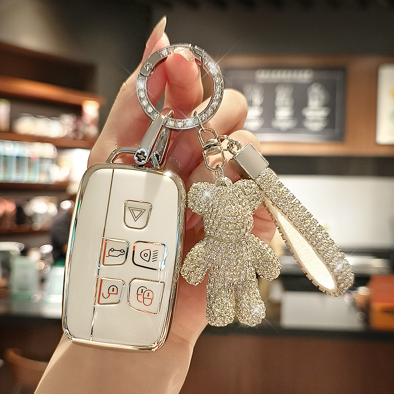 TPU Car Remote Key Case Cover Shell For Land Rover Range Rover Sport Velar Evoque Freelander2 Discovery For Jaguar XF XJ XJL XE
