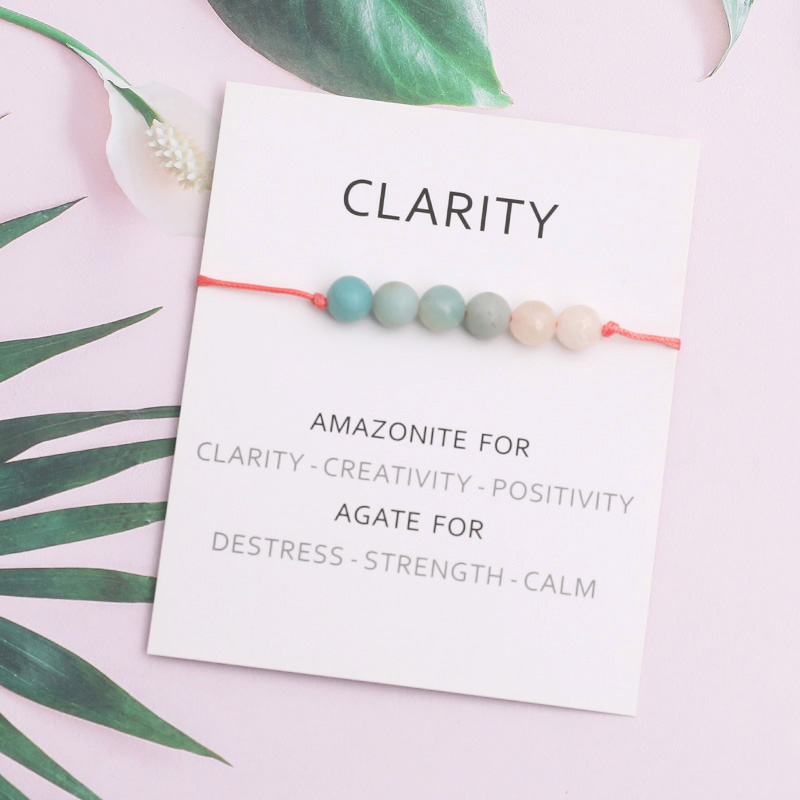 Natural ite new Agate Bracelet 2025 Clarity Bracelet ite Jewelry for Women Men Energy Healing Stretchy Bracelet Gift