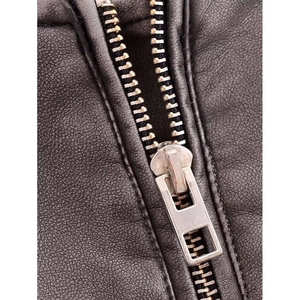 shanshi leather jacket women autumn new women's washed faux leather pilot jacket for women
