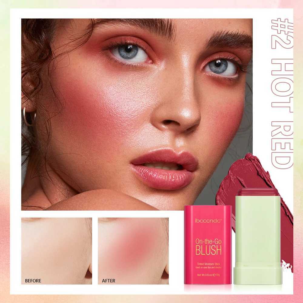 Tinted Mositure Blush Stick Face Pink Cream Cheek Blusher Cosmetics 3 in 1 Makeup Tubes used on lips eyes cheeksXJ241111