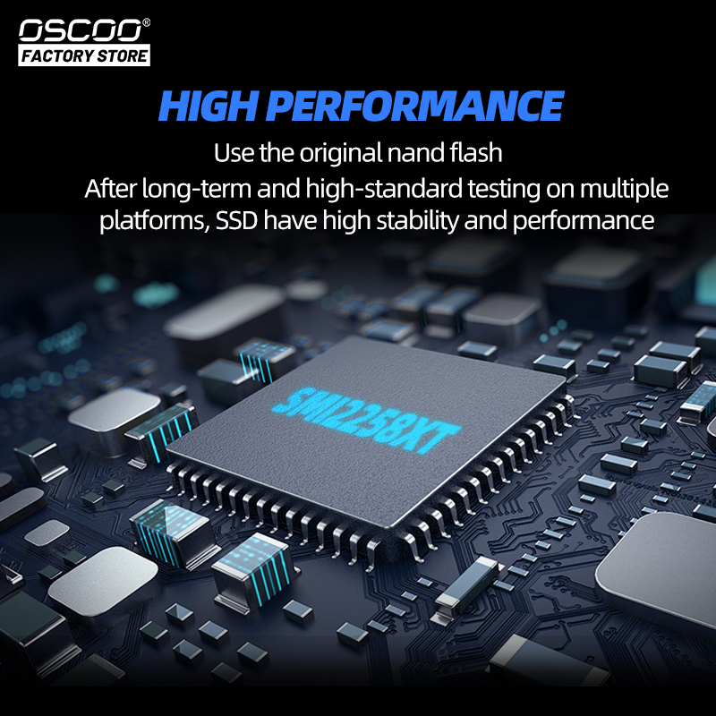 OSCOO HHD SATA3 2.5 "Internal Solid State 128GB 256GB 512GB 1TB HD SSD Hard Drive Disk for Laptop Desktop Notebook