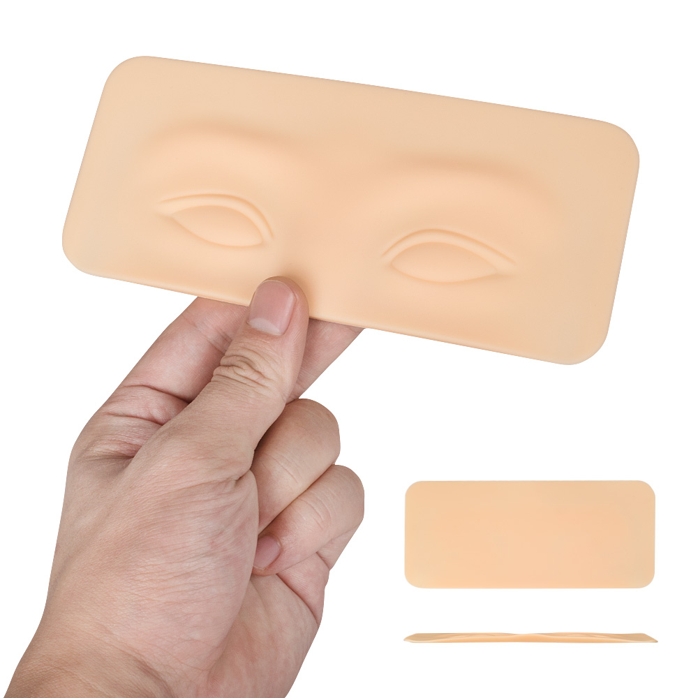 Tattoo Practice Skin For pair of eyes Permanent Makeup Silicone Skin To Practice Brow Eyeline Fake Skin Sheets For Practice Brow