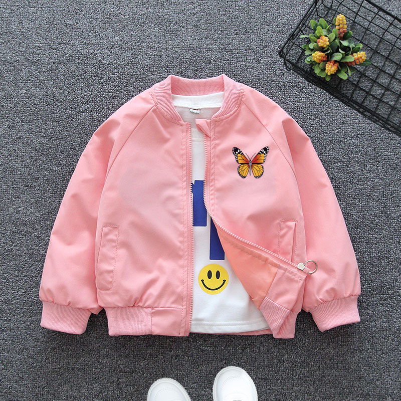Girls' outerwear Spring and Autumn 2024 new style Spring and Autumn children's windbreaker Children's clothing free shipping