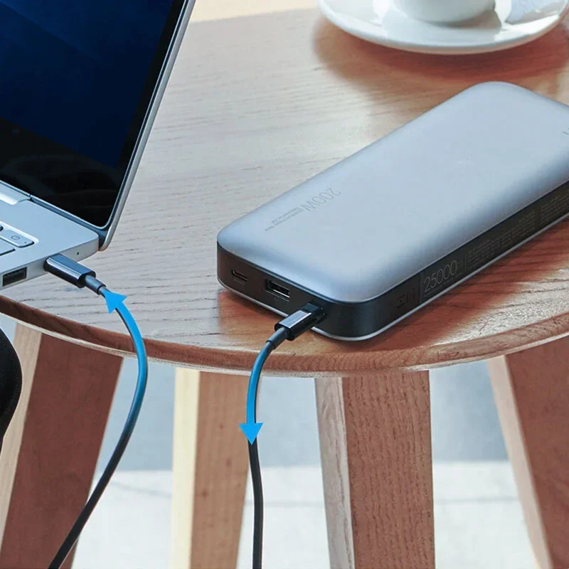 ZMI QB826 QB826G 25000mAh Power Bank No.20 120W 100W 65W Fast Charging for Laptop Macbook Xiaomi Redmi Phone PS5 Go Pro