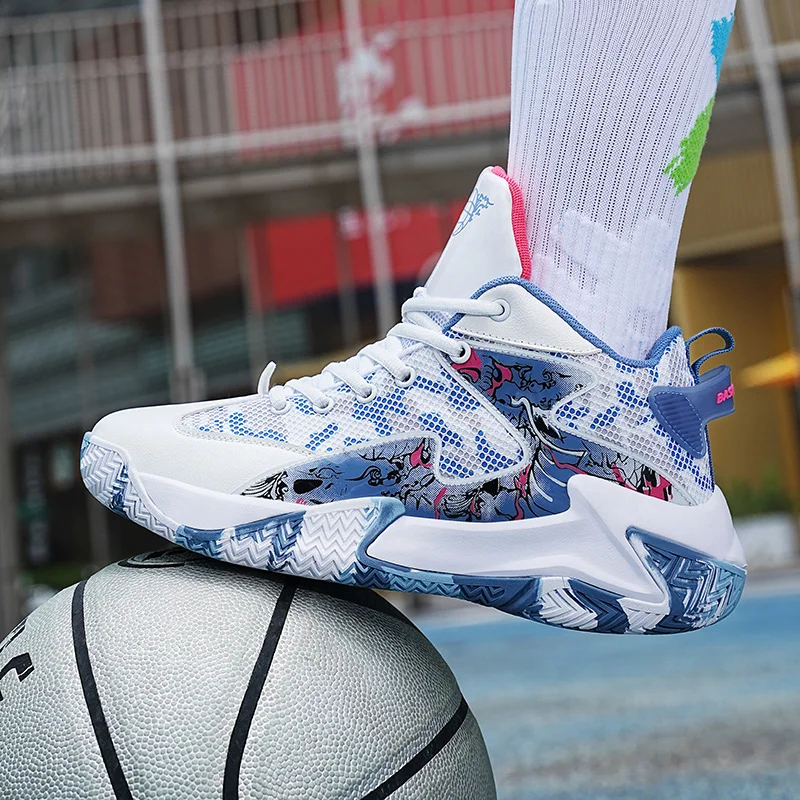 Men Basketball Shoes Breathable Confortable Sports Shoes Training Athletic Women Basketball Sneakers Zapatos De Mujer Tendencia