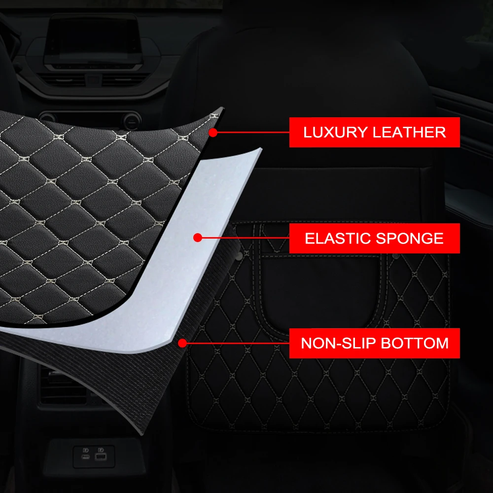 Car Seat Backrest Anti Kick Pad Auto Accessories For BYD Tang F3 E6 Atto 3 Yuan Plus Song Max F0 G3 I3 Ea1 Dmi 2din 2014 G6 Pro