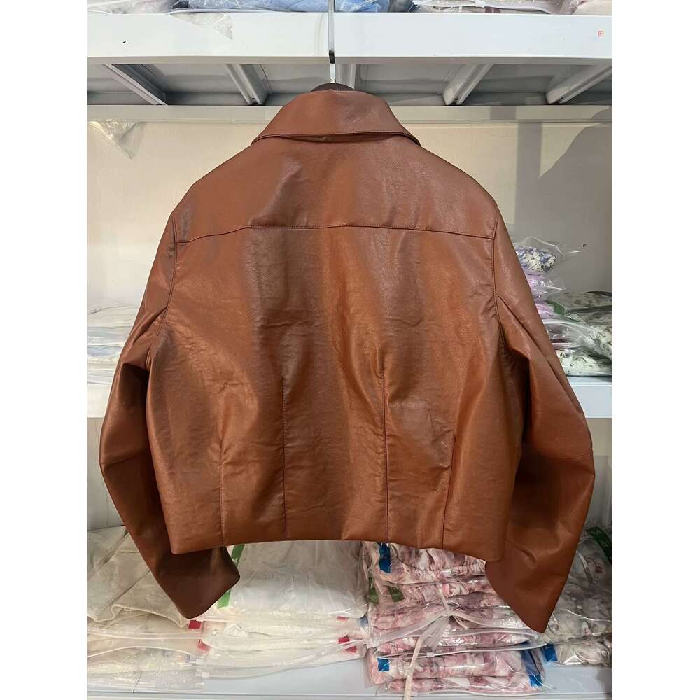shanshi leather jacket women new women's clothing series leather short jacket