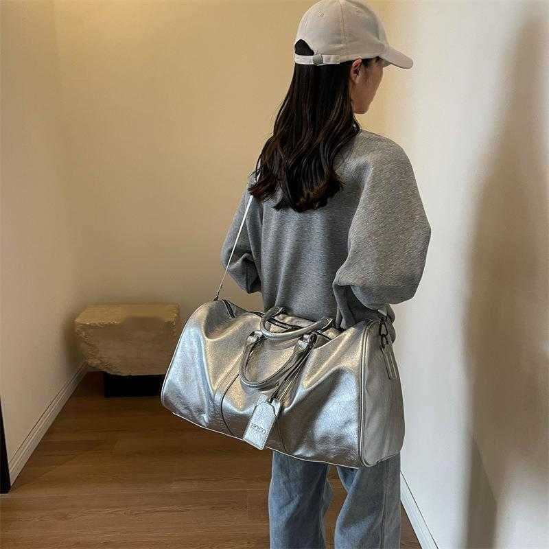 Short Distance Business Travel Bag One Shoulder Diagonal Span Large Capacity Handheld Travel Bag Waterproof Sports Fitness Bag for Women