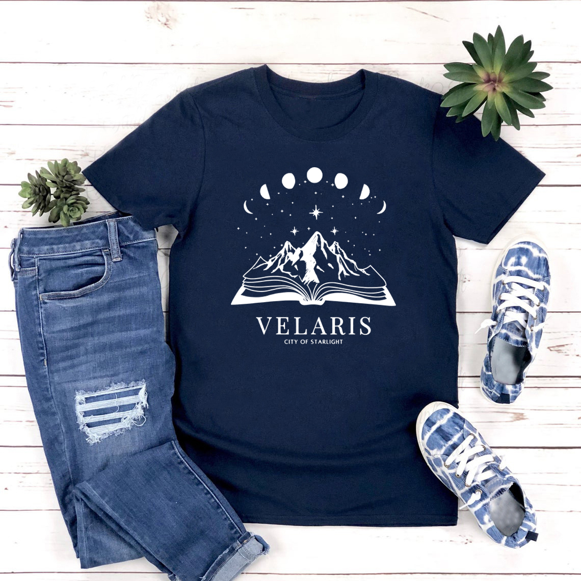 Velaris T-shirt The Night Court Hoodie A Court of Thorn and Roses Court of Dreams T Shirt Acotar Velaris Gift Streetwear Tops