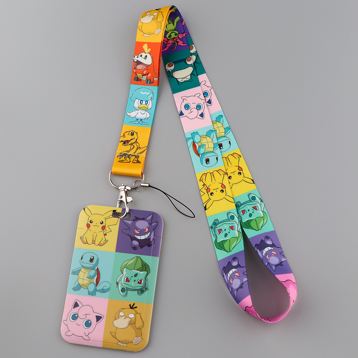 Cute Things Credential Holder Keychain Neck Strap ID Card Holder Lanyard for Keys DIY Hanging Rope Key Ring Accessories Gifts