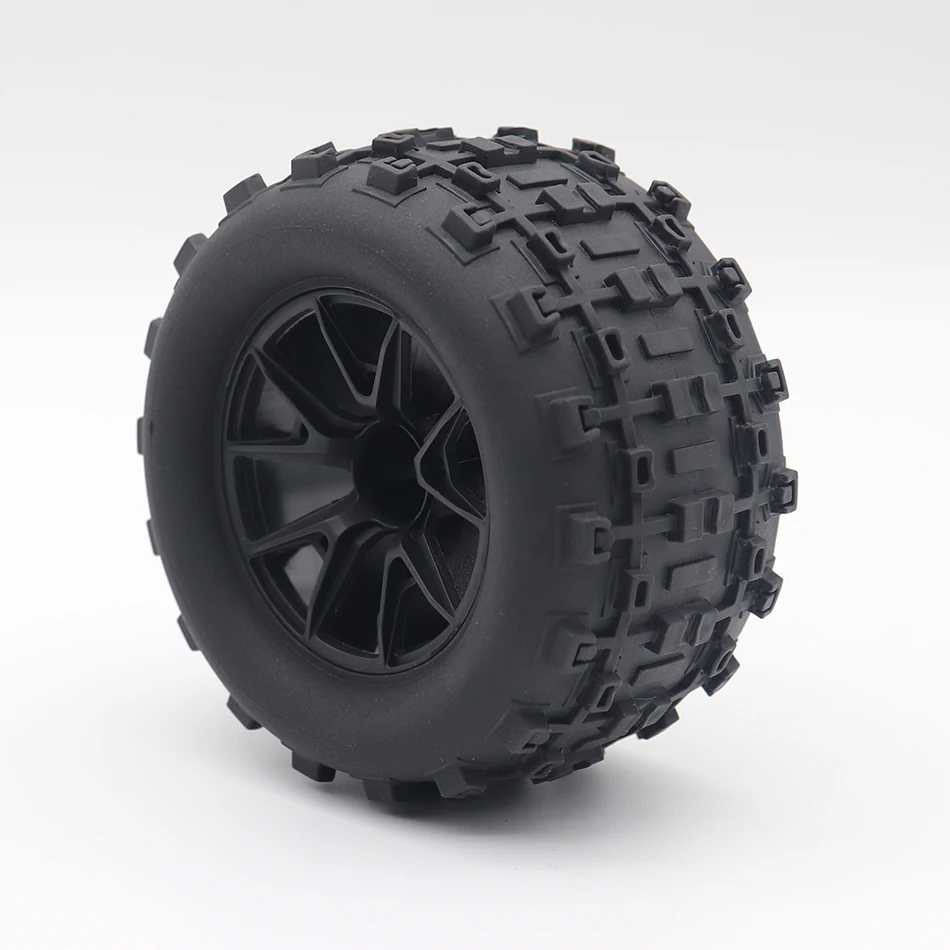 Skidproof Rubber Wheel Tyre Wear-resistant Off-road Vehicle Tire Upgarde Parts for Smax 1625 1635 Wltoys 144001 124018 HBX16889