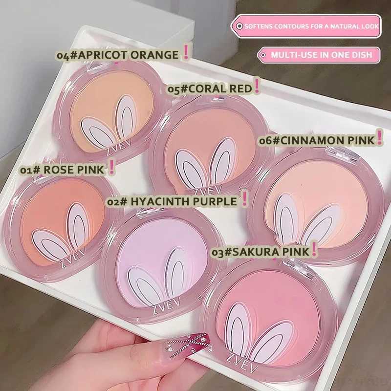 Monochrome Blush Palette Matte Cheeks Pink Contouring Powder Lasting Natural Nude Face Brightening Tinted Rouges Pigments MakeupXJ241111