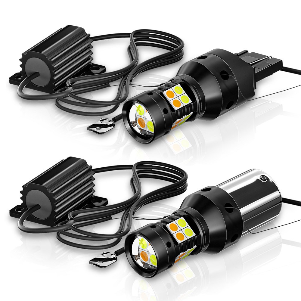 2x Dual Mode LED Turn Signal+Daytime Running Light DRL Accessories For Mitsubishi Lancer 7 8 2003-2016 2010 2011 2012 2013 2014