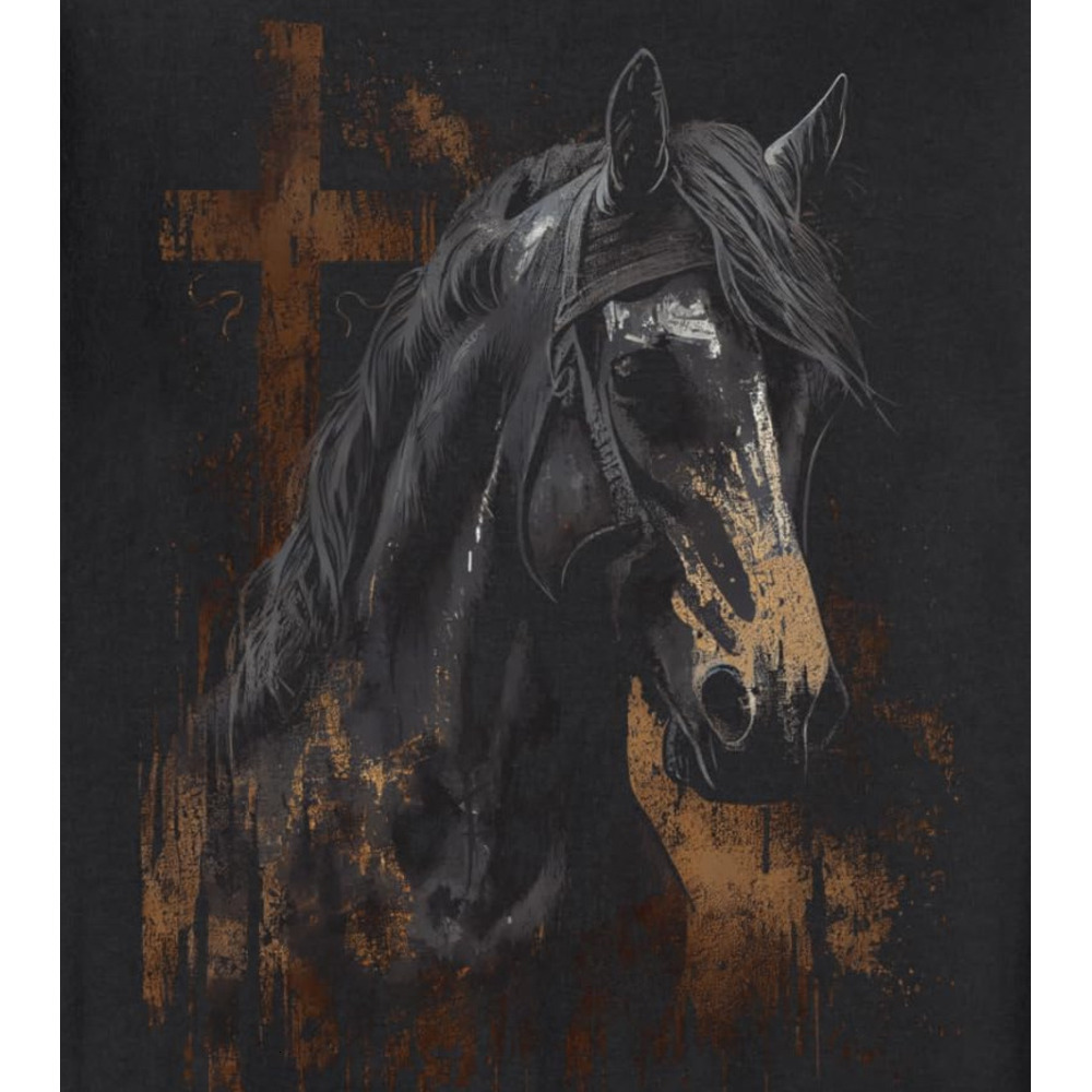 Long Sleeve Shirts for Men sweatshirt This Girl Runs On Jesus And Horses Horse Riding Equestrian Sweatshirt T shirt Tee Streetwear Casual tops clothes