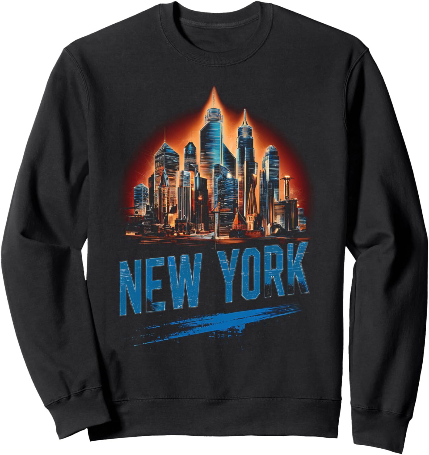 Long Sleeve Shirts for Men sweatshirt York City Skyline Souvenir NY Gift Graphic Tees Sweatshirt T shirt Tee Streetwear Casual tops clothes