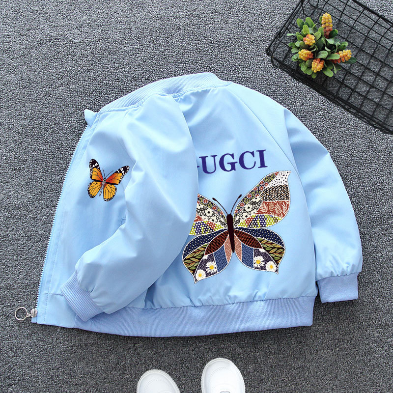Girls' outerwear Spring and Autumn 2024 new style Spring and Autumn children's windbreaker Children's clothing free shipping