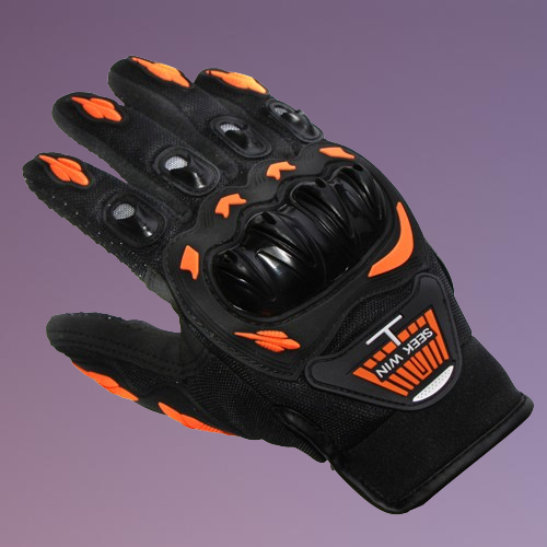 New Quality Motorcycle Racing Protective Gears Gloves Green Orange Red Colors Motoqueiro Luva Motorbike Motocross Moto Guantes