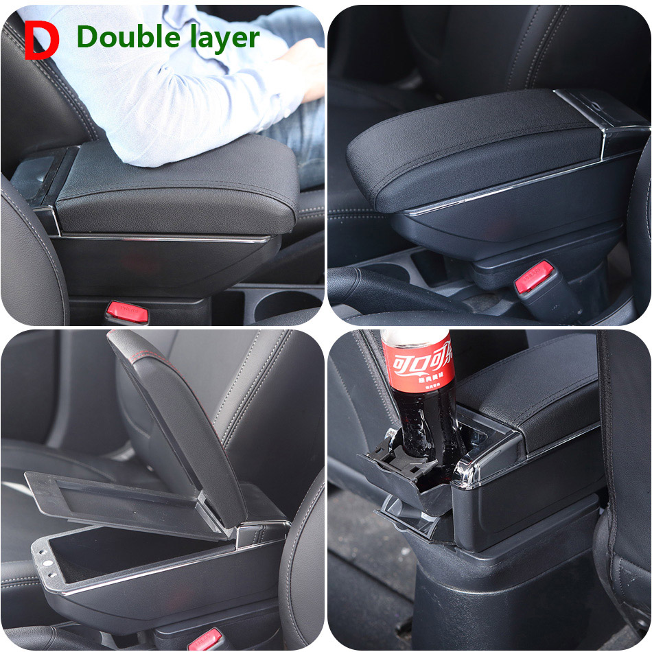 For Nissan March Micra K13 MK4 IV Armrest Box For Nissan Sunny Car Armrest Storage Box Interface Center Console Arm 2010-2022