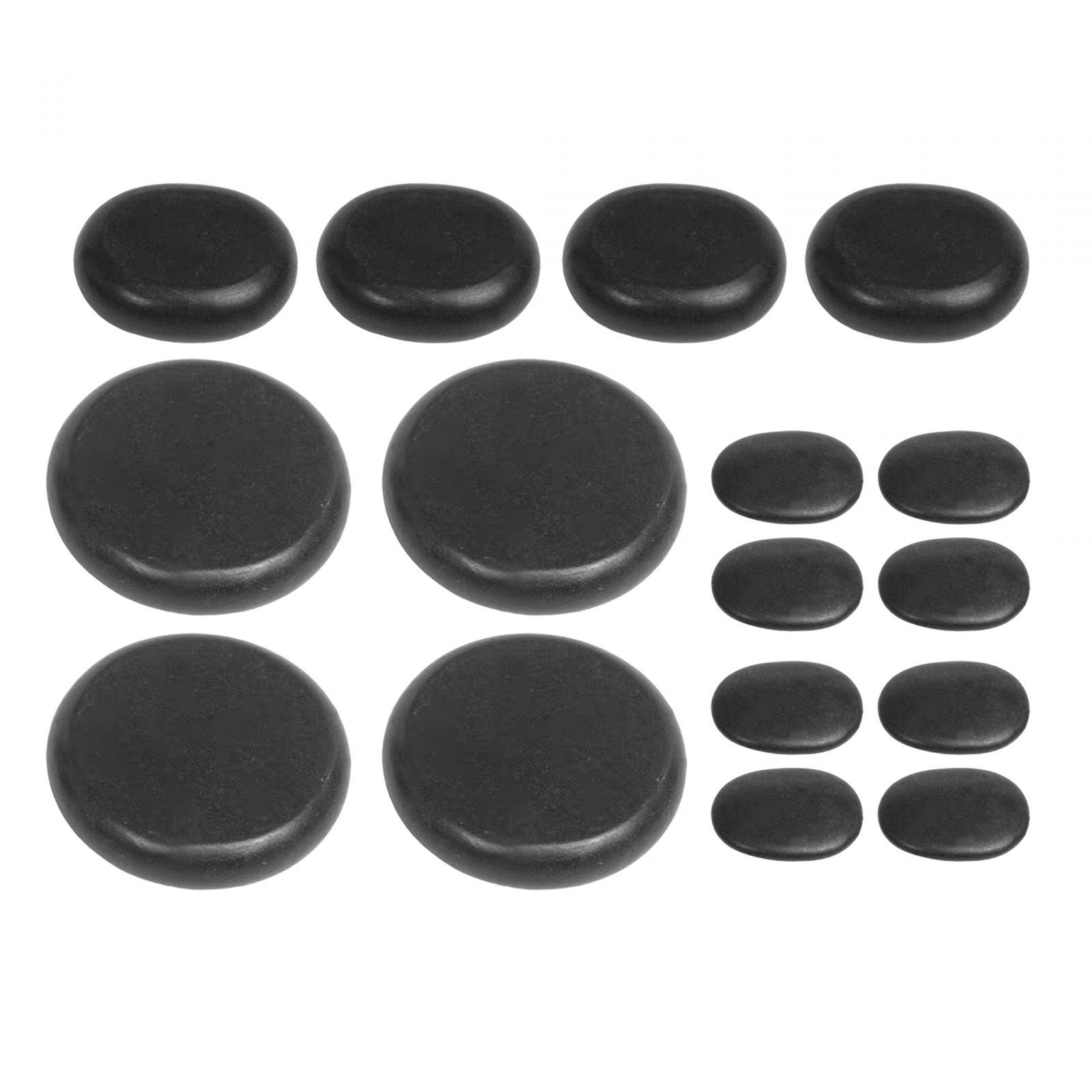 16 Pieces Hot Stone Massage Set SPA Stones Professional Multifunctional Heated Warmer Rocks