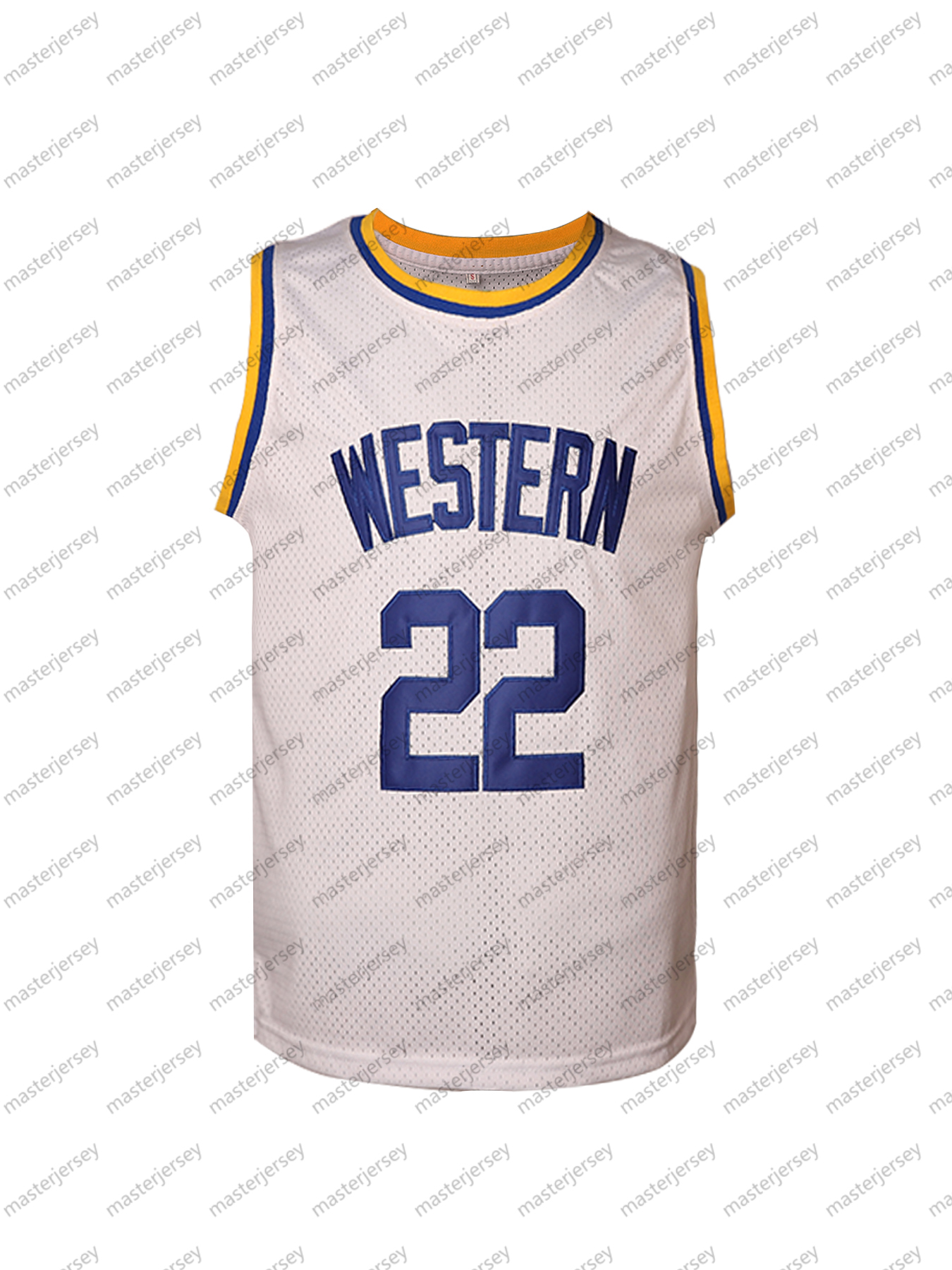 #22 MCRAE Men's Basketball Jersey White Sweatshirt - Embroidered Movie Mesh Letters & Numbers, Crew Neck Sleeveless Training Vest, Loose Fit Athl