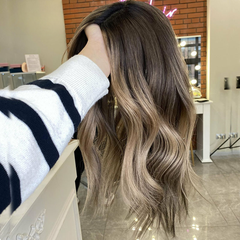 Brazilian Body Wave Wigs Human Hair 13x6 HD Lace Front Human Hair Wigs 30inch Blonde highlight Lace Frontal Wigs Pre Plucked For Black Women