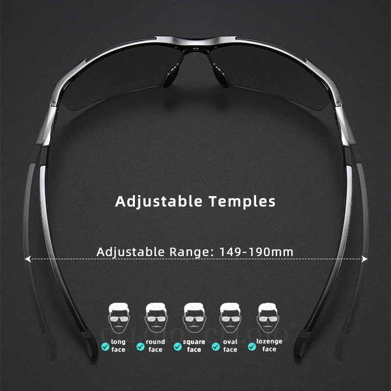 CLLOIO Top Quality Aluminum Polarized Pochromic Sunglasses Men Rimless Day Night Driving Glasses Anti- Chameleon Eyewear 240321