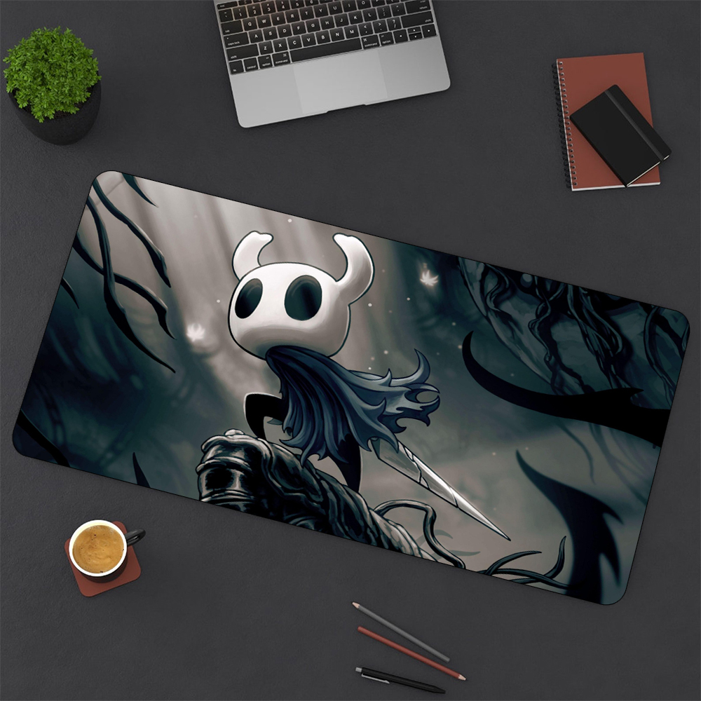 Large Mouse Pad Xxl Hollow Knight Gaming Mousepad Gamer Desk Protector Deskmat Keyboard Mat Pc Accessories Mats Anime Mause Pads
