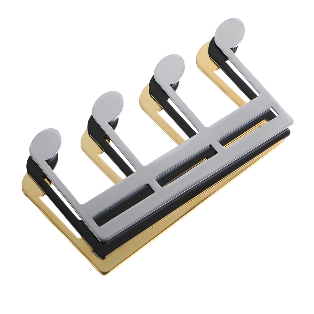 Sheet Clip Cello Music Electroplating ddmysmile For Practice Metal Music Clips Note Holder Piano Sheet Song Sier/Gold/Black Smile