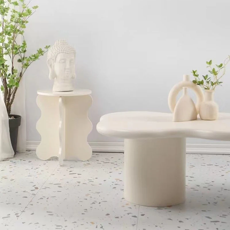 Nordic Irregular Low Table Bistro Simple Shaped Cloud Coffee Table Small Apartment Candyshaped Table Outdoor Furniture HY50CT