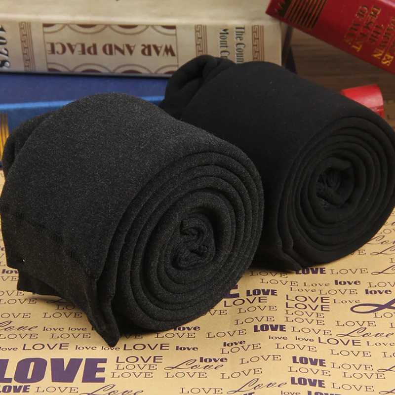 Mens Leggings Warm Thermal Pantyhose Thicken Stocking Winter Pants Plus Size Plush Stockings Elastic Underwear 241111