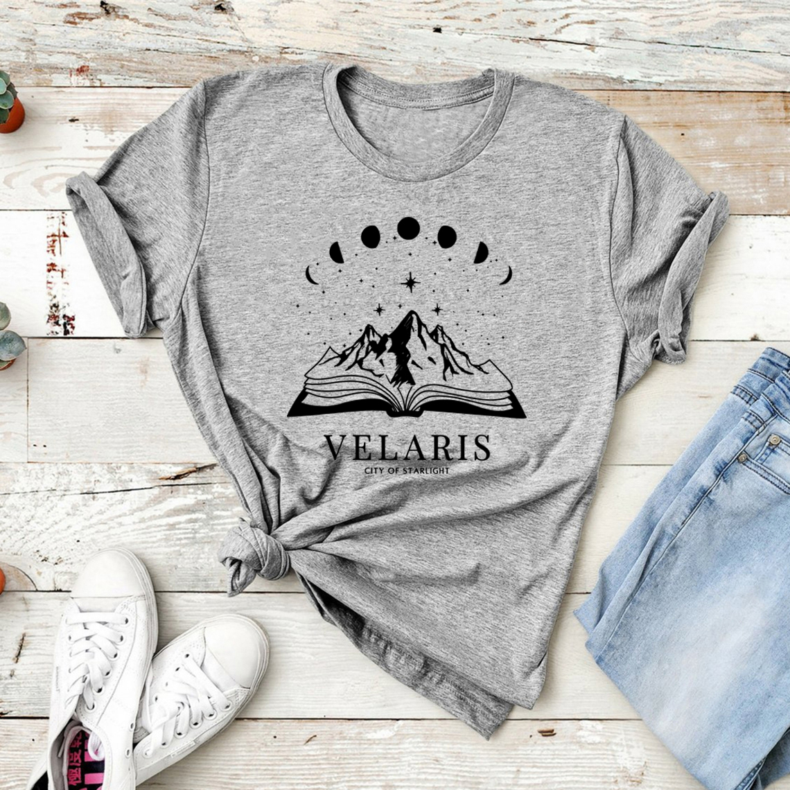 Velaris T-shirt The Night Court Hoodie A Court of Thorn and Roses Court of Dreams T Shirt Acotar Velaris Gift Streetwear Tops