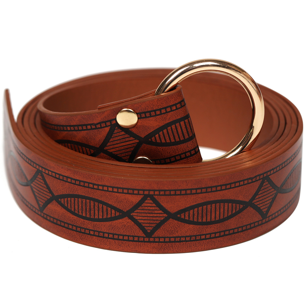 Retro Leather Belt Medieval Emed Viking Vegvisir Pu Leather Belt Renaissance Knight Buckles Belt Cosplay Accessories af5f1