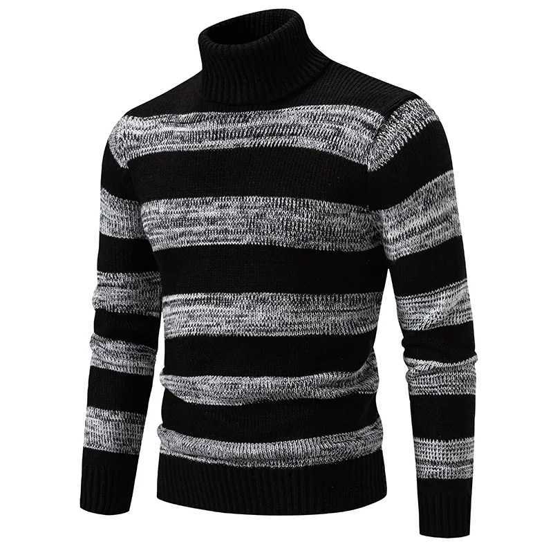New Arrival Mens autumn and winter casual warm collar sweater knitted cardigan top mens clothing Z241111