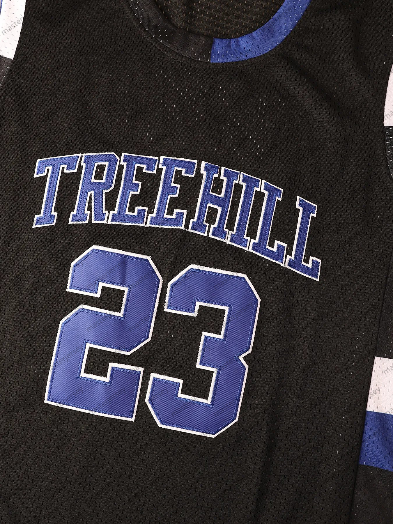 #23 SCOTT Men's Basketball Jersey Sweatshirt - Embroidered Movie Mesh Letters & Numbers, Crew Neck Sleeveless Training Vest, Loose Fit Athletic T