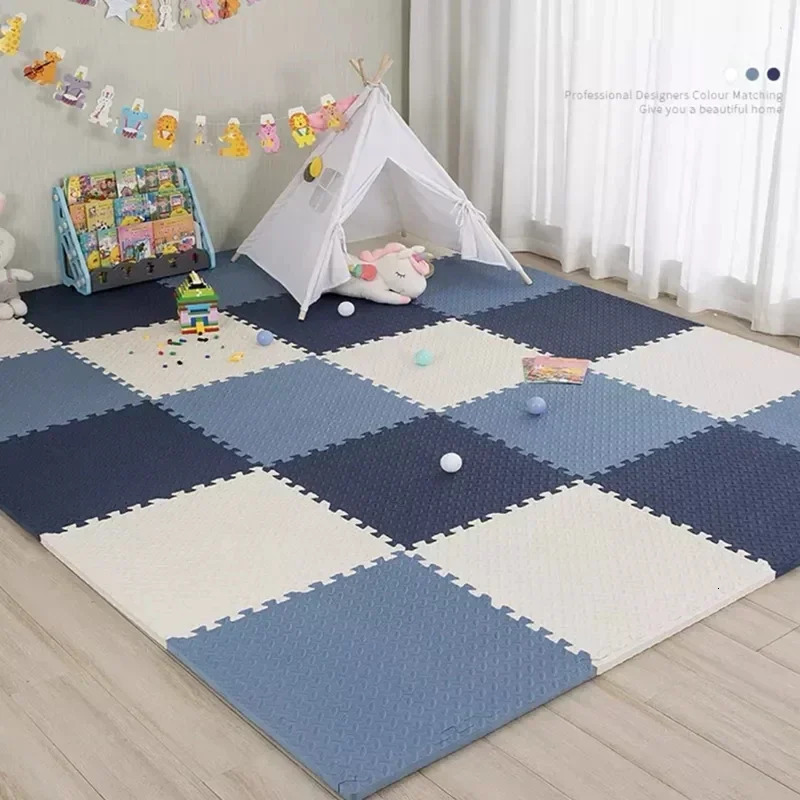 30cm Baby Foam Clawling Mats EVA Puzzle Toys for Children Kids Soft Floor Play Mat Interlocking Exercise Tiles Gym Game Carpet 240411