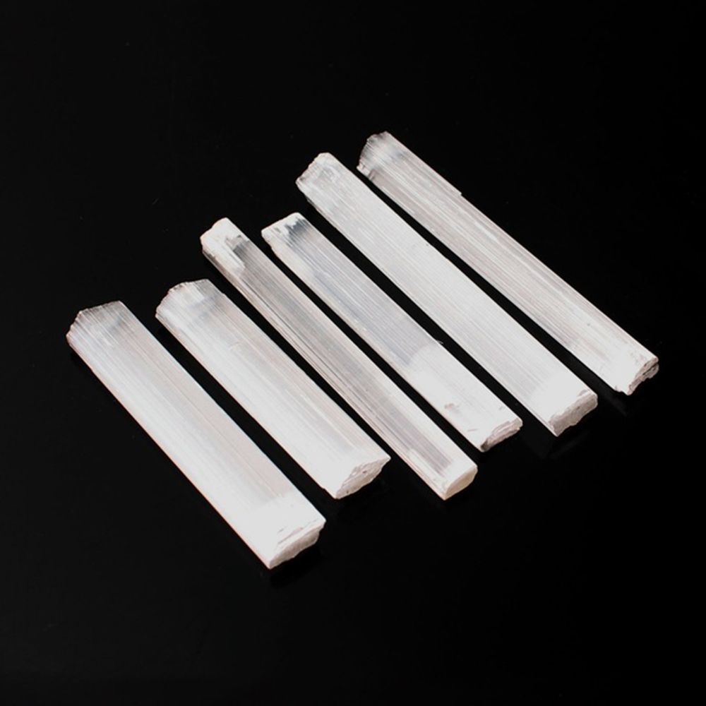 Jewelry Making Mineral Specimen Raw Gemstone Crystal Quartz White Selenite Wand Healing Stone Natural Gypsum Sticks