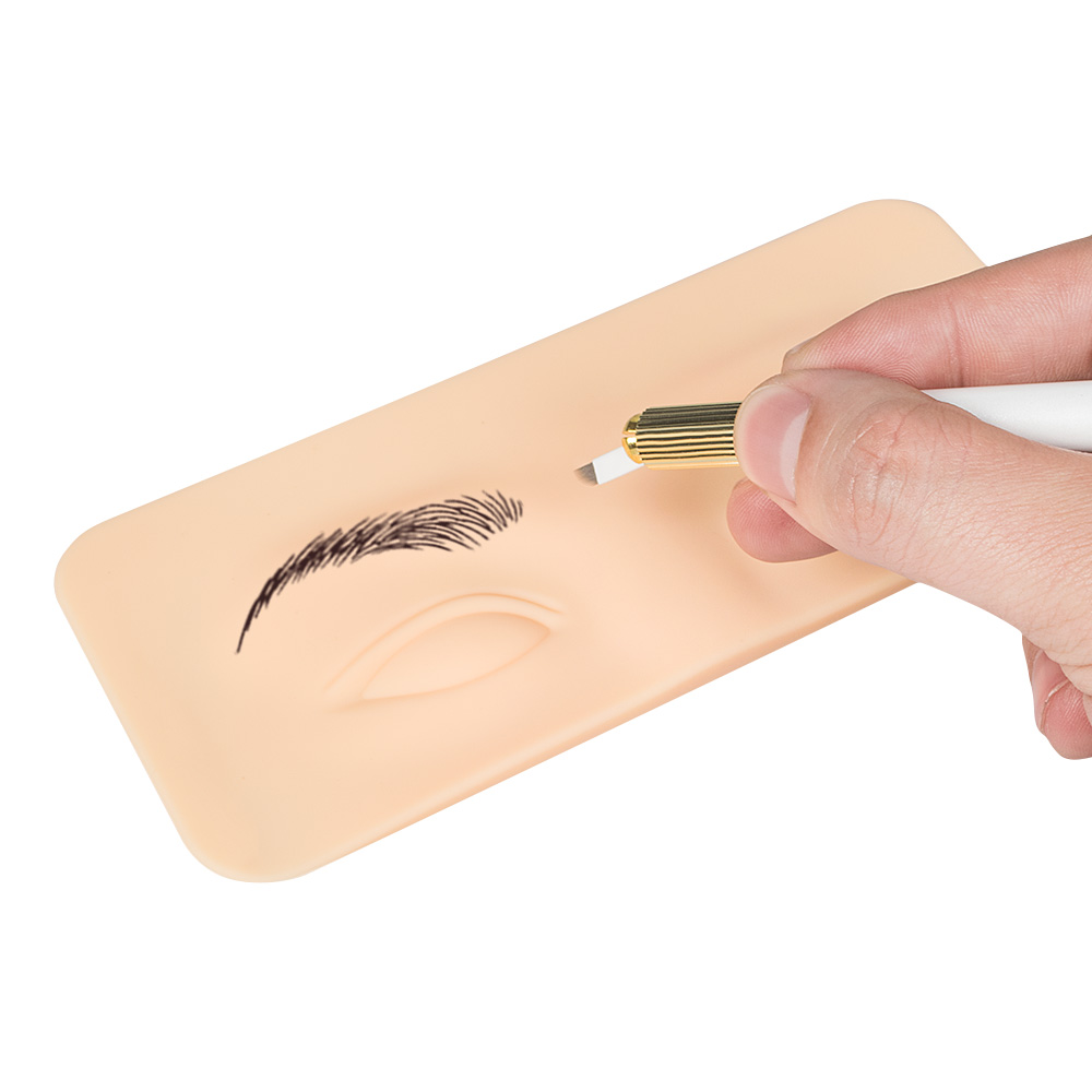 Tattoo Practice Skin For pair of eyes Permanent Makeup Silicone Skin To Practice Brow Eyeline Fake Skin Sheets For Practice Brow