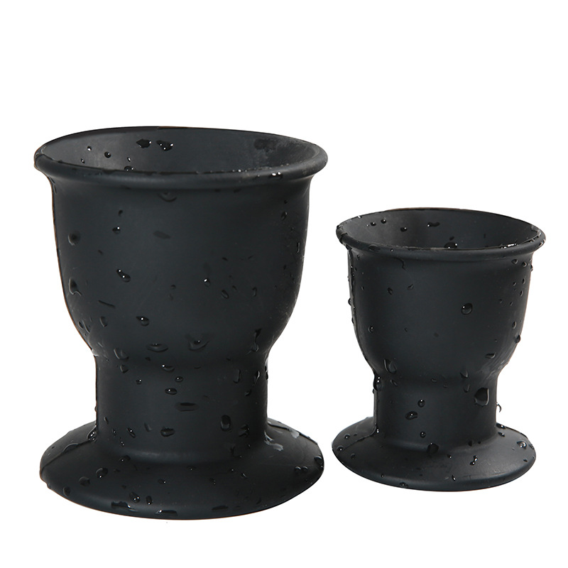 Silicone Black Cleaner Bidet Hollow Rushed Anal Douche Shower Cleaning Adult Enemator Enema Butt Plugs Washing 666 666