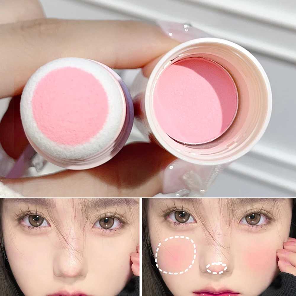 Multi-purpose Blush Stick Waterproof Peach Pink Matte Cheek Eyeshadow Powder Lasting Eyes lips Blusher Face Makeup CosmeticsXJ241111