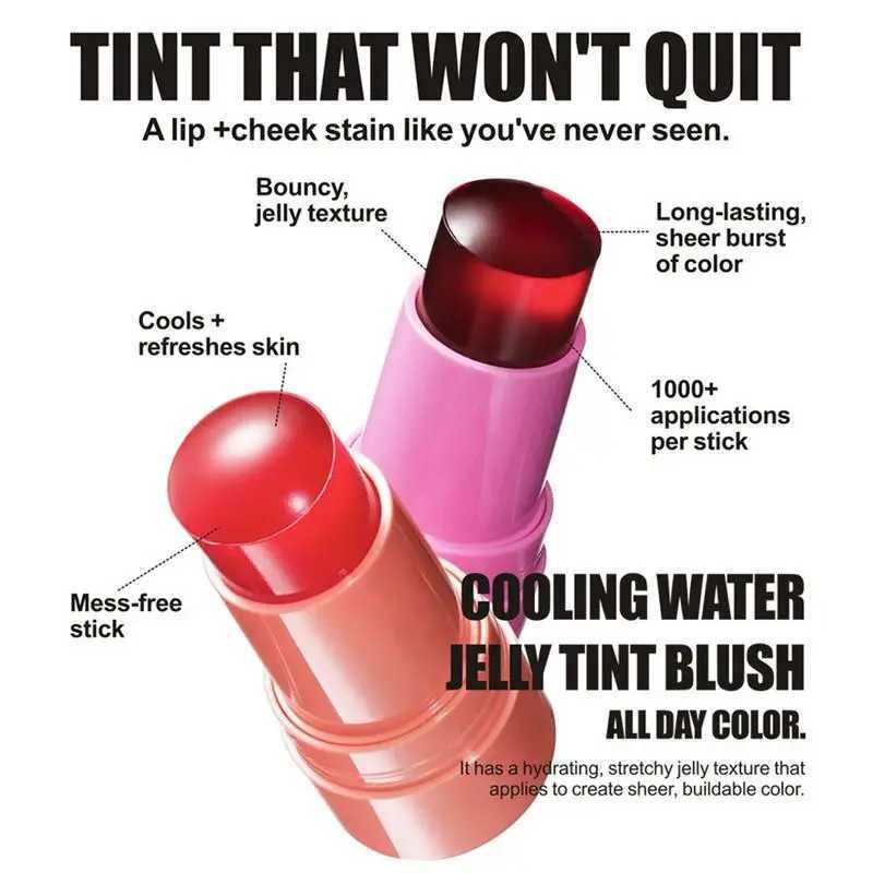 Milk Jelly Blush Stick 0.18 oz Milk Jelly tint blush Milk Cooling Jelly Tint Fruit Jelly Tint Stick Cheek Tint Buildable MakeupXJ241111