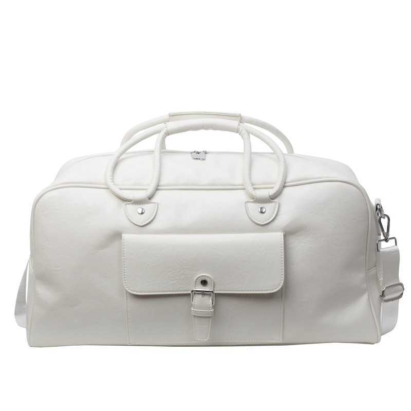 Short Distance Large Capacity Boarding Travel Bag Pu Leather Womens Sports and Fitness Bag Premium Texture Leisure Commuting Handbag