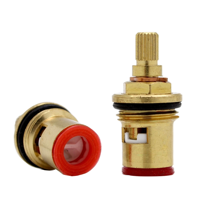 Faucet Cartridge " 20 Teeth Replacement Tap Valves Brass Ceramic Cartridge