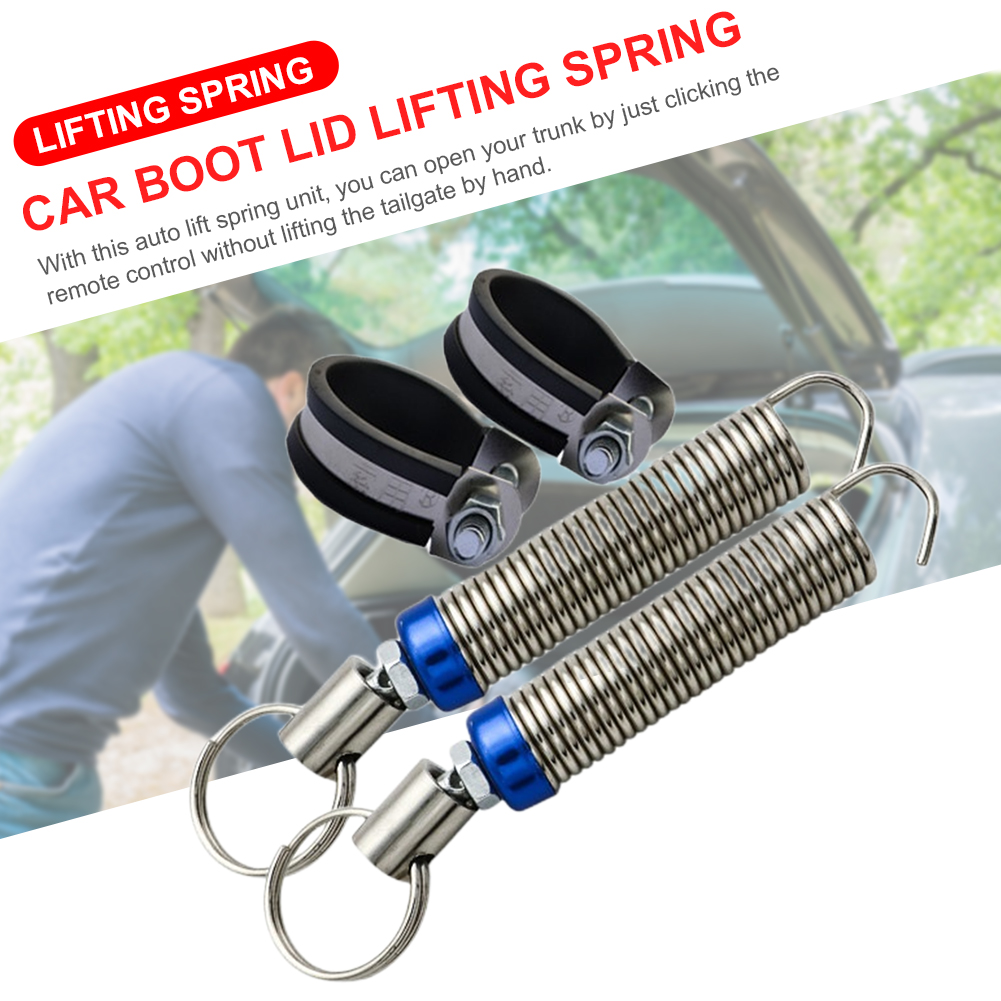 Boot Lifting Lid Spring Car Alloy Car Trunk Lifter with Clip Trunk Lid Automatically Open Spring Boot Lid Strut Car Accessories smile