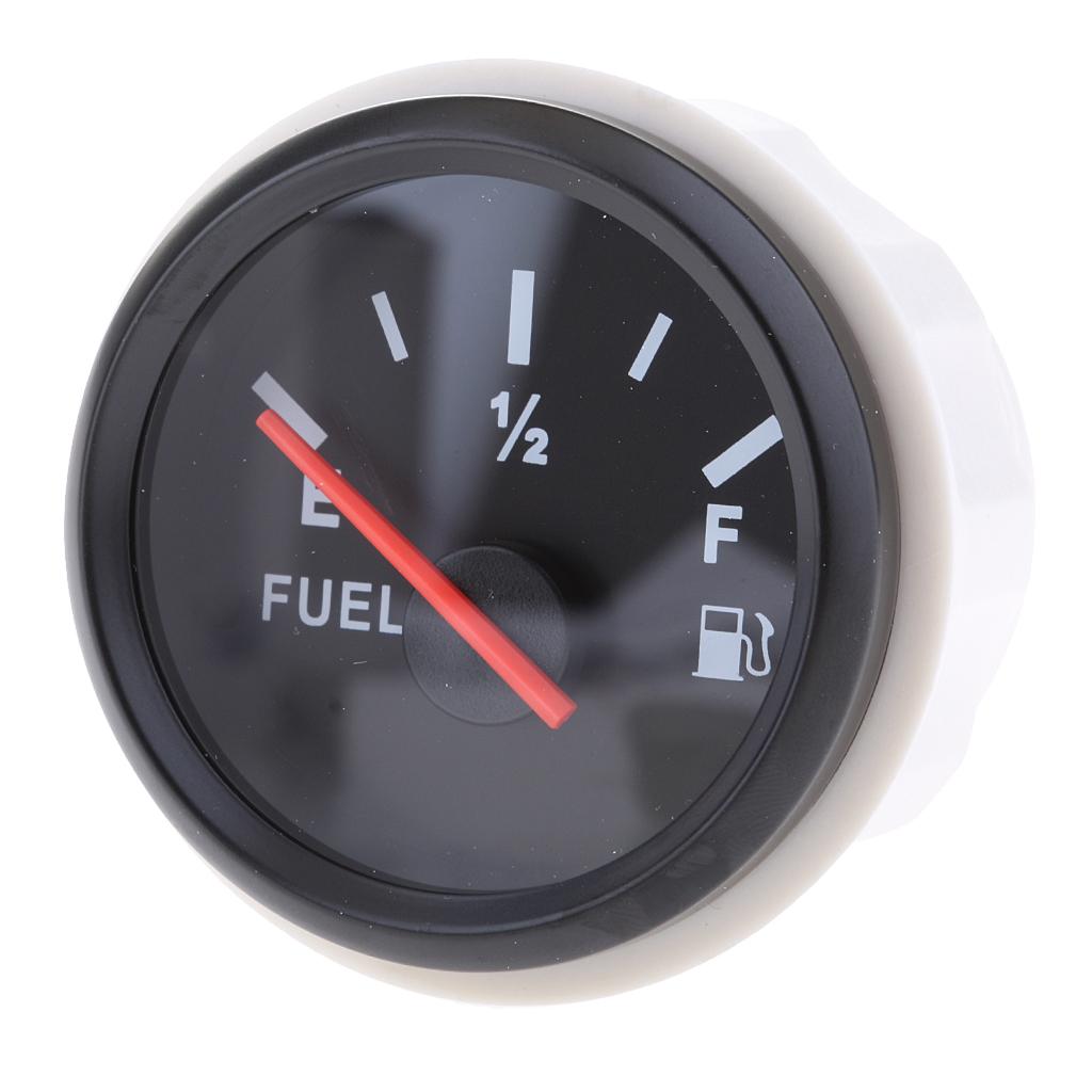 2" 52mm Universal Fuel Gauge LED Light Display 9-32V ec7c7 5 edda2