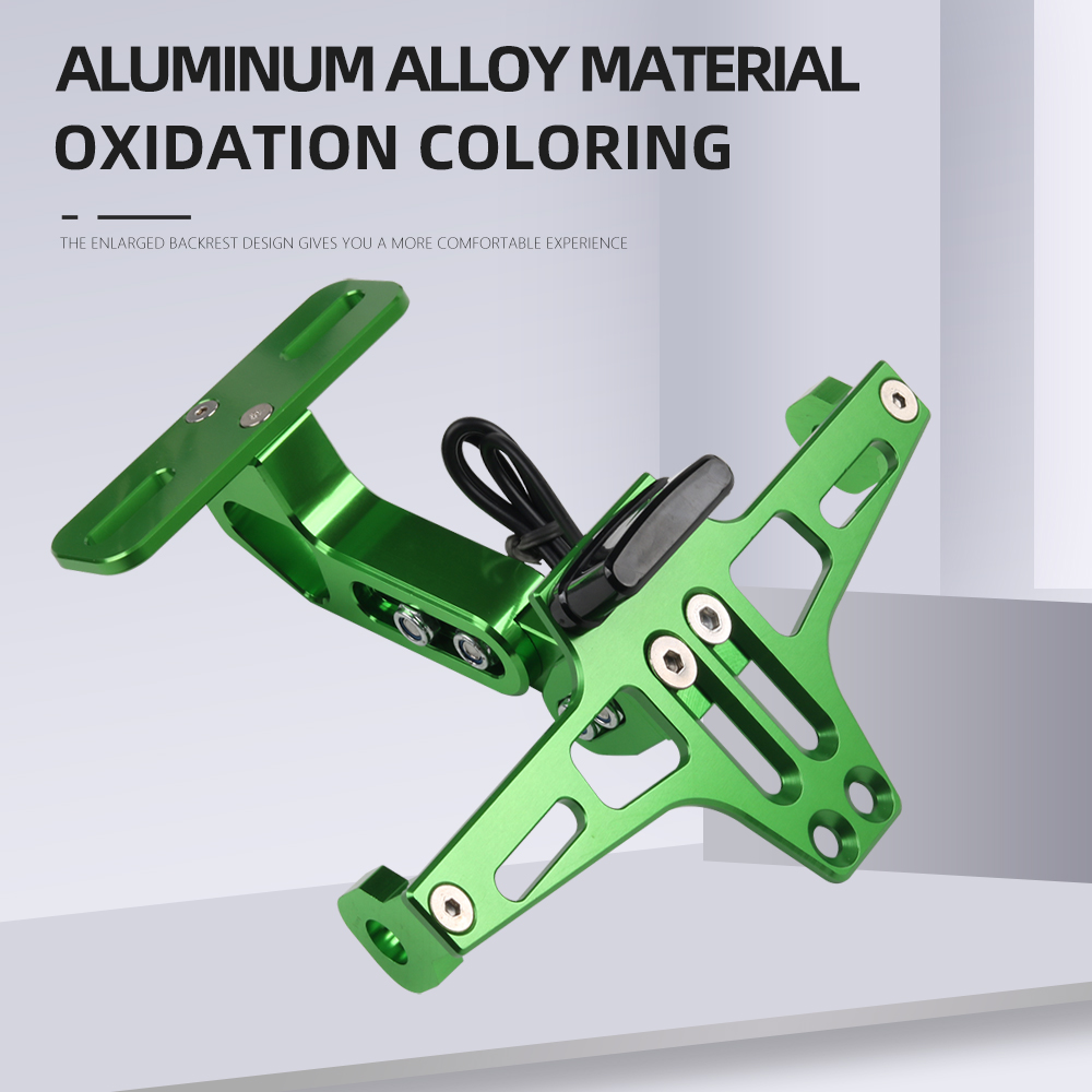 For Yamaha YZ80 YZ85 YZ125 YZ250 YZ 80 85 250F 125 LED Turn Signal Light Adjustable Tail Eliminator License Plate Bracket Holder