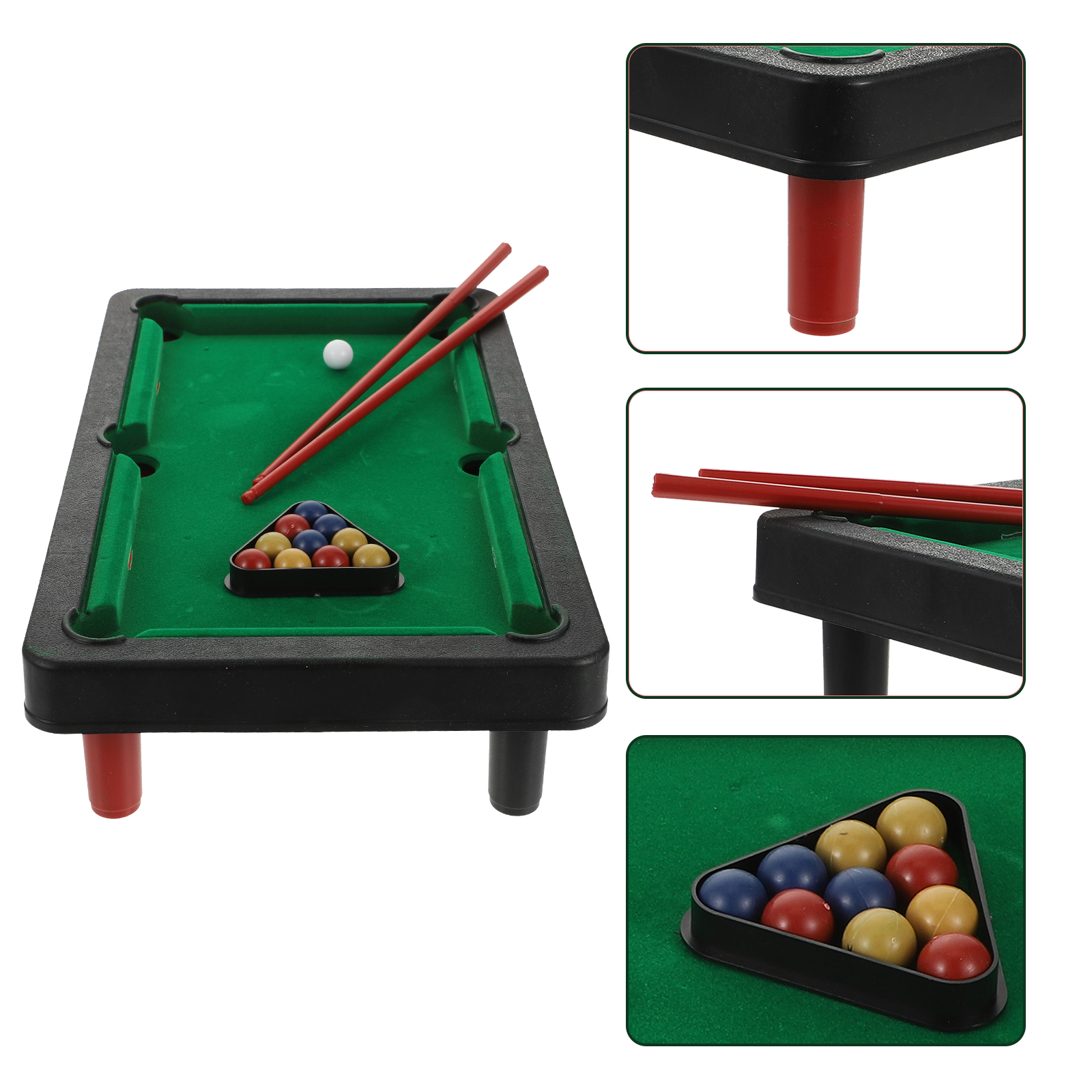 Mini Table Billiards Indoor Toy Small Pools Adults Boys Game Plaything Kid Outdoor Playset Basketball Ring Educational Board